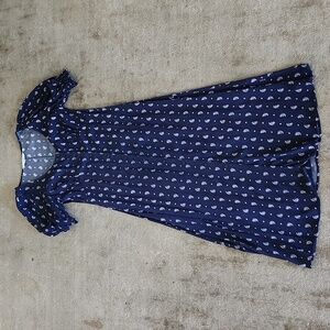 & Other Stories dress in blue and white